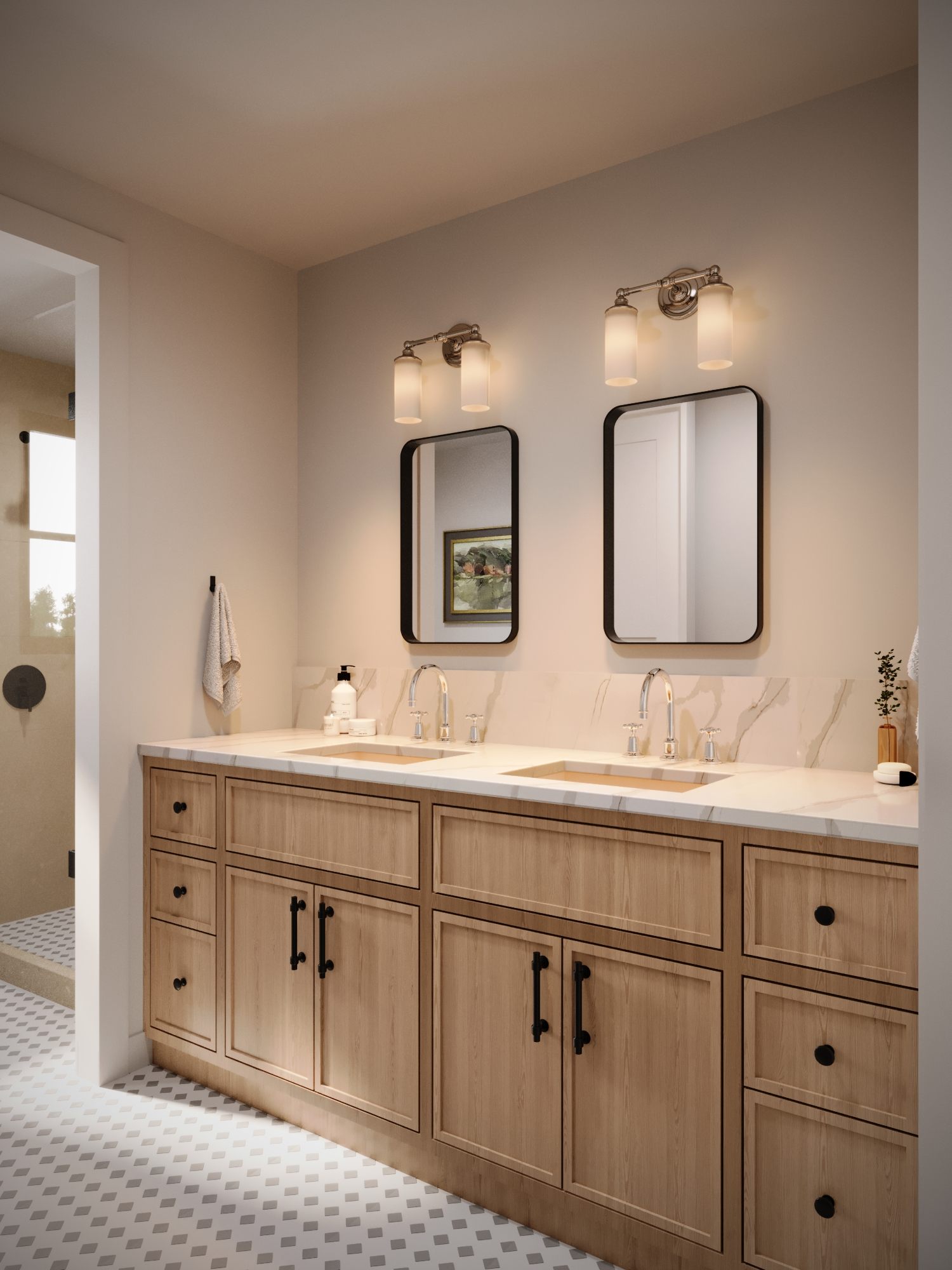 Cottage bath vanity