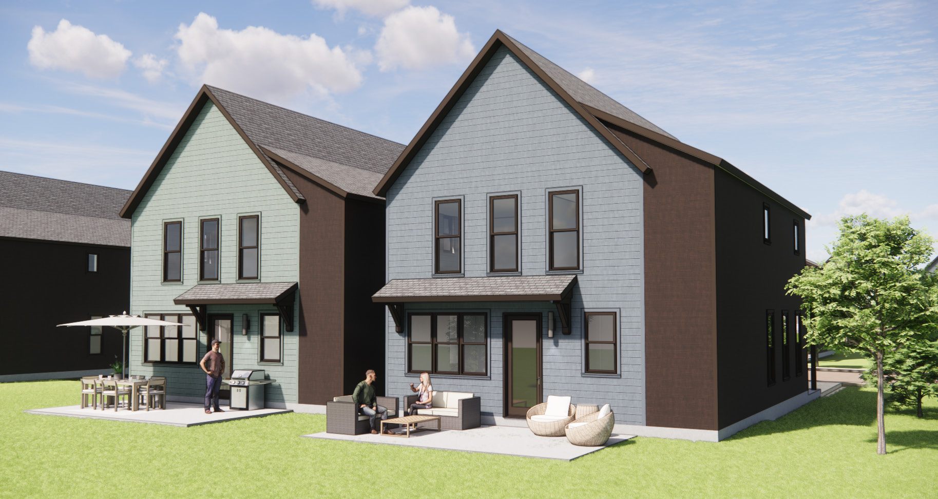 Signature back exterior and patios